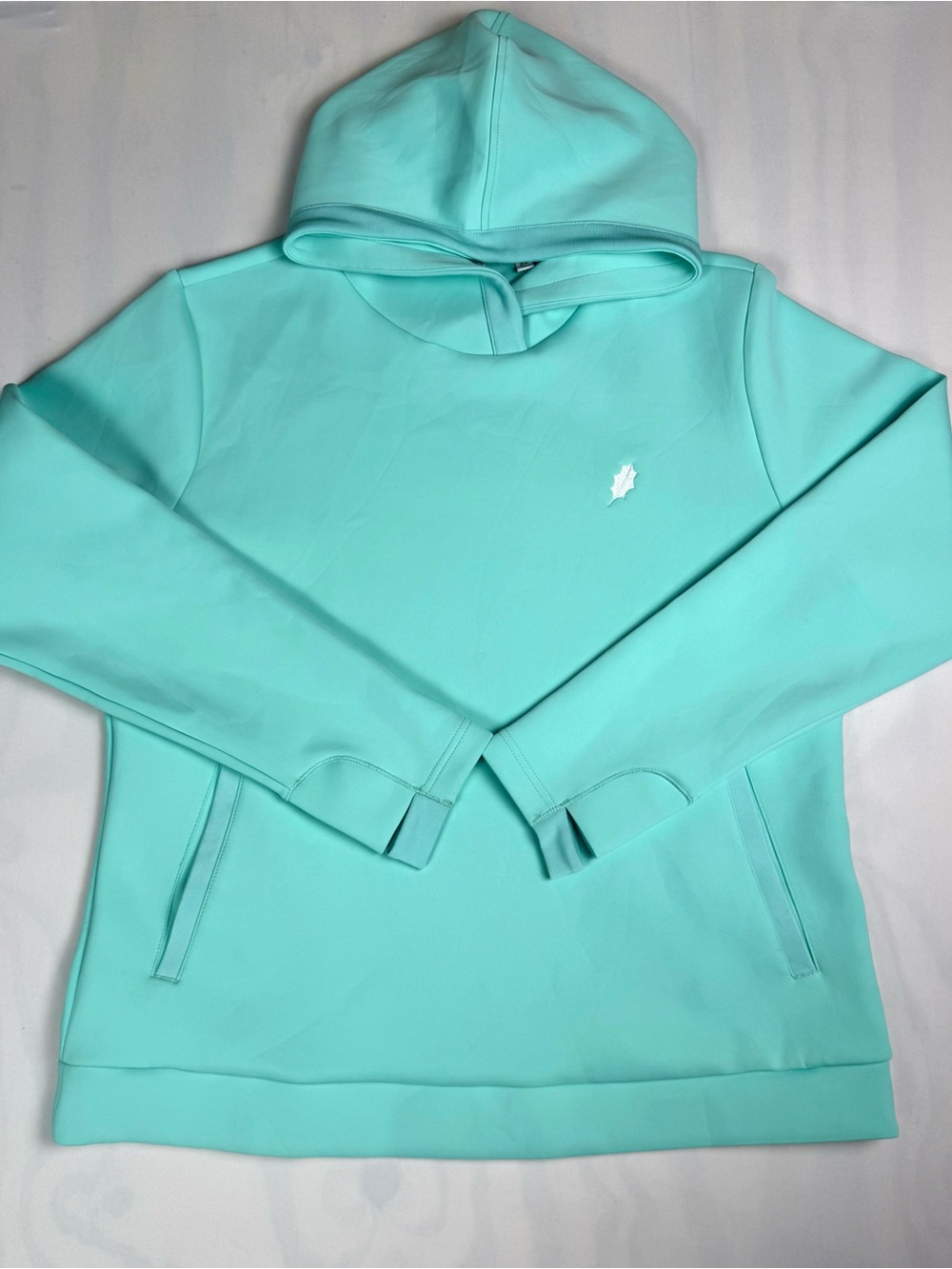 FootJoy Women’s XL Aqua Performance Golf Hoodie Thumbhole Pullover Athleisure